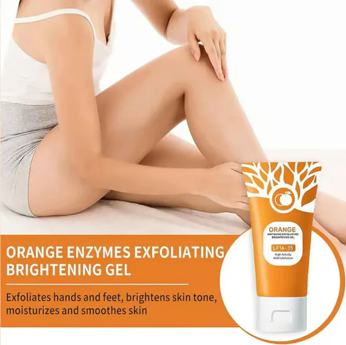 Orange Exfoliating Gel for Face & Body